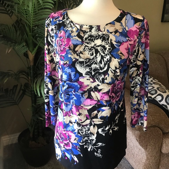 Macys JM Collection Small beaded stretch top - Picture 2 of 7